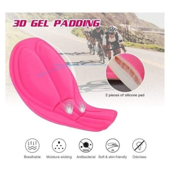 Mysenlan Womens Bicycle Shorts Size L Cycling Black Padded NWT !! - Picture 10 of 12